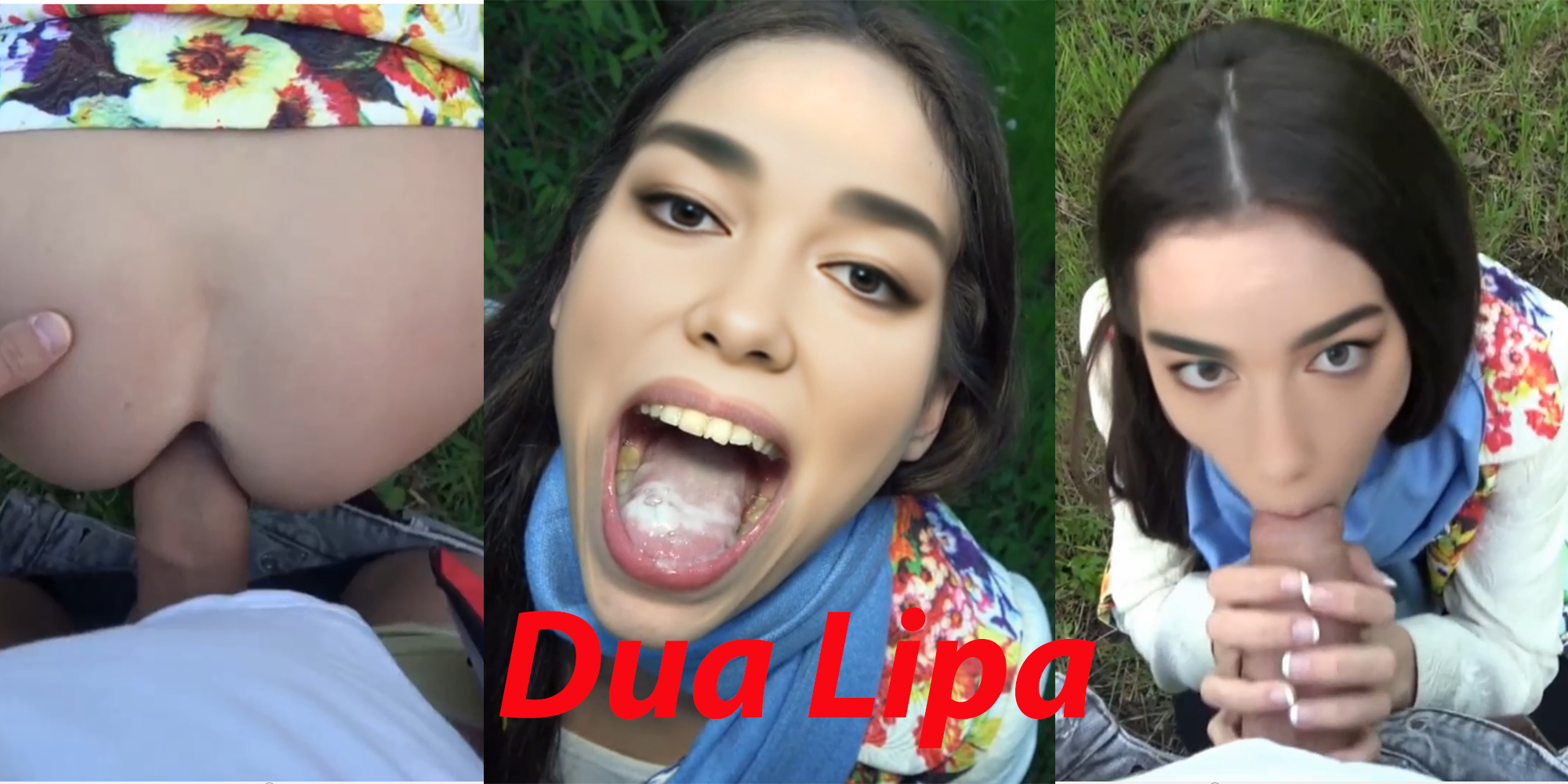 Dua Lipa gets fucked in public