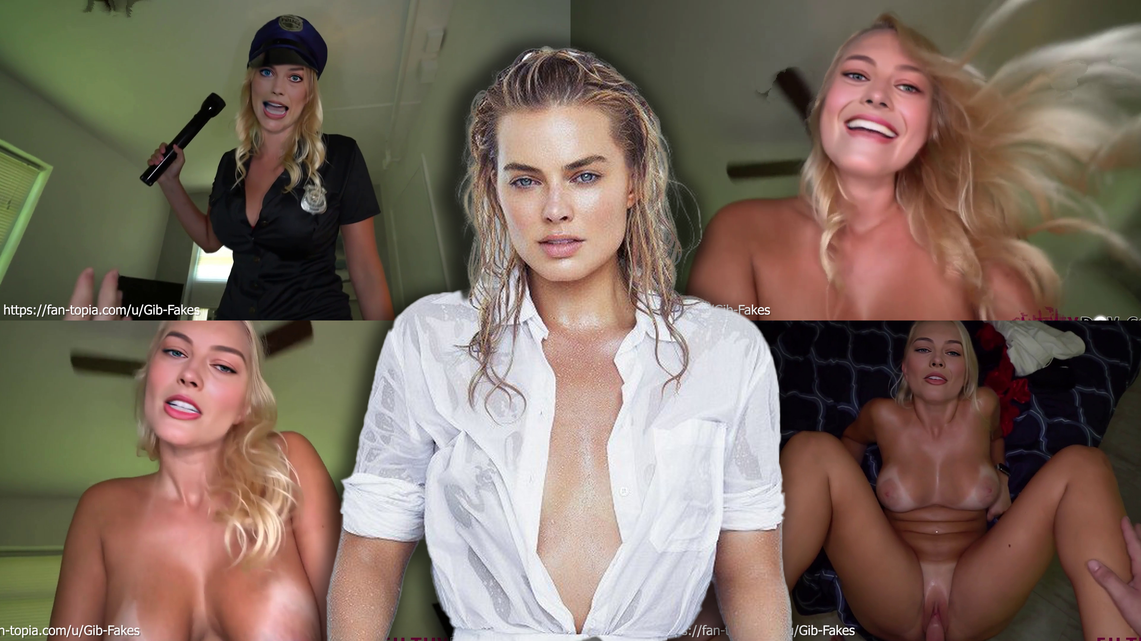 Margot Robbie - Bad Cop Step Mother Fucks You