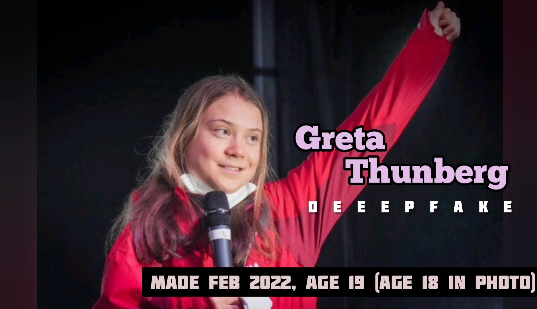 NOT Greta Thunberg Deep Fake PARODY