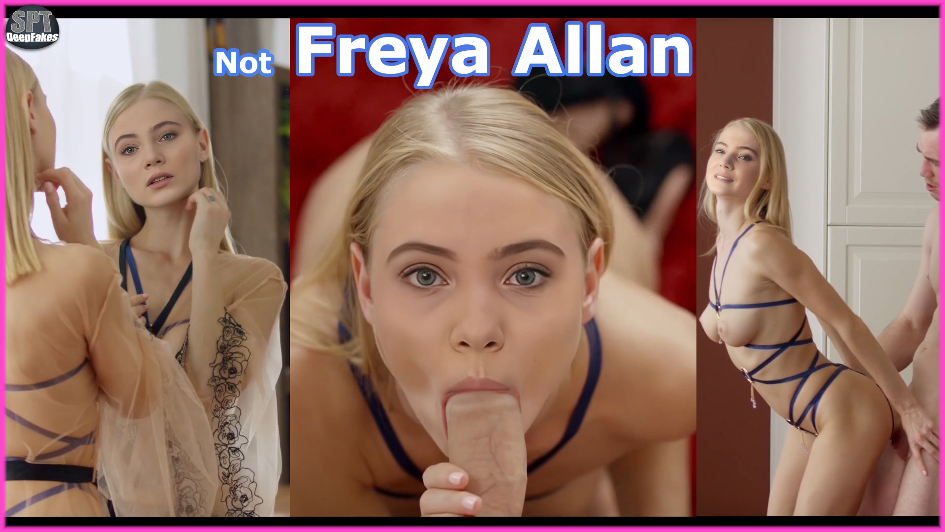 Not Freya Allan : Breathtaking Eye Contact (full version 20mn)