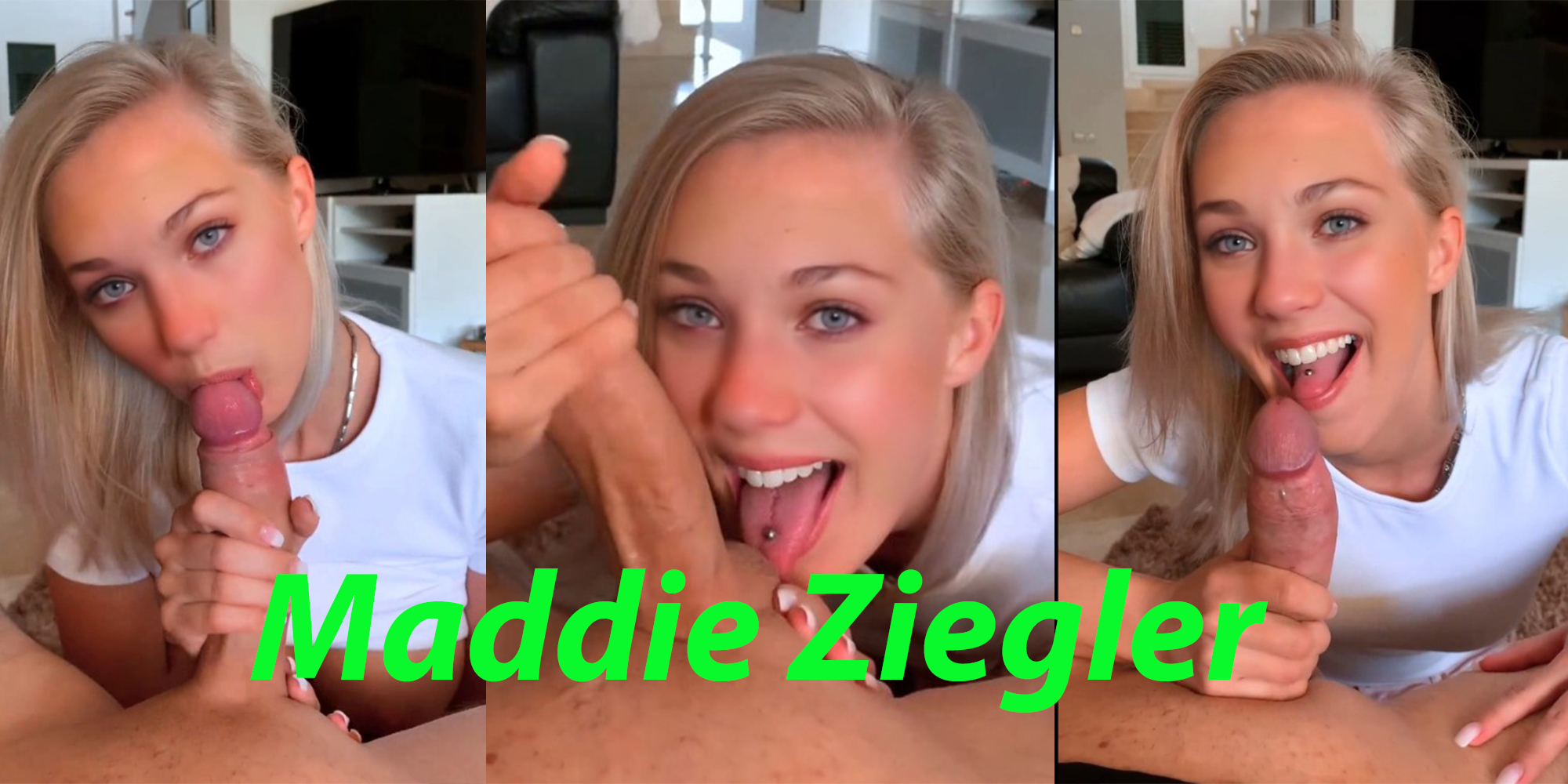 Maddie Ziegler takes care of your cock