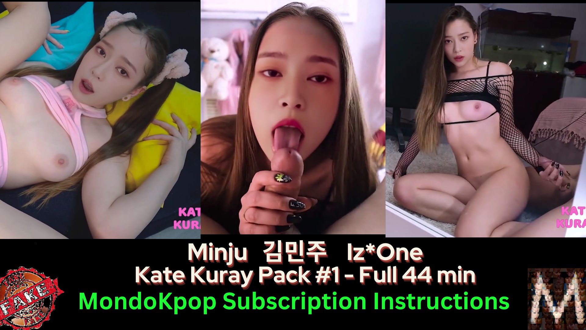 [Iz*One]    Minju   김민주  in Kate Kuray Pack #1 (Full 44min Clip) - MondoKpop Info